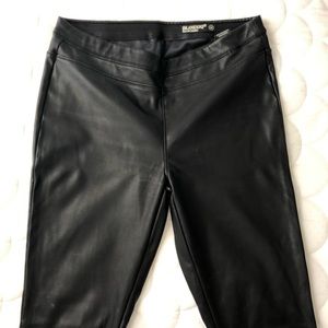 BLANKNYC black faux leather leggings